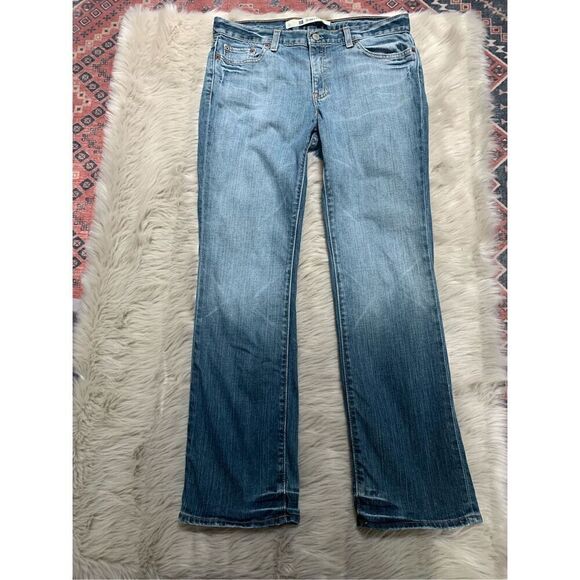 Gap Women’s Blue Slim Fit Stretch Ankle Length Jeans Size 8 - Picture 1 of 5